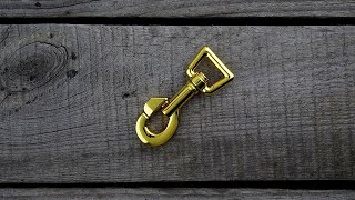 Карабин 16мм цв. желтое золото 88-061 (65266) – ХендиМаркет