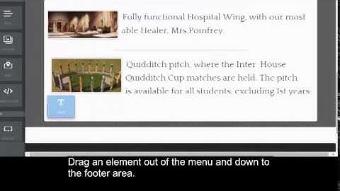 How to make a Multi Column Footer in Weebly-2014