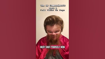 peek into part 1 of 10 commandments! #alien #funny #athiest