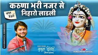 करूणा भरी नजर से निहारो लाडली || मुकुल द्विवेदी #2025 #mostpopular #bhajan #trending #youtube #video