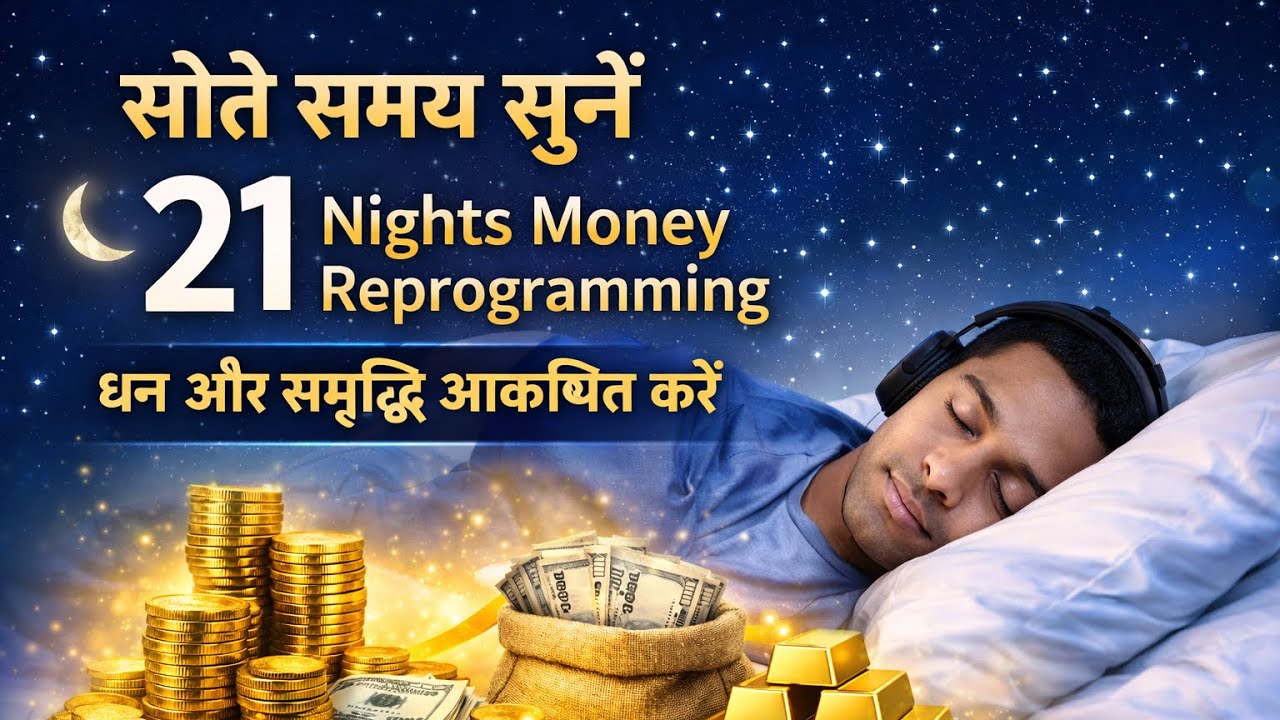 Subconscious Mind Reprogramming For MONEY | 21 Nights Audio | Wealth & Abundance Meditation Hindi
