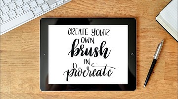 How I Make Lettering Brush In Procreate #procreate