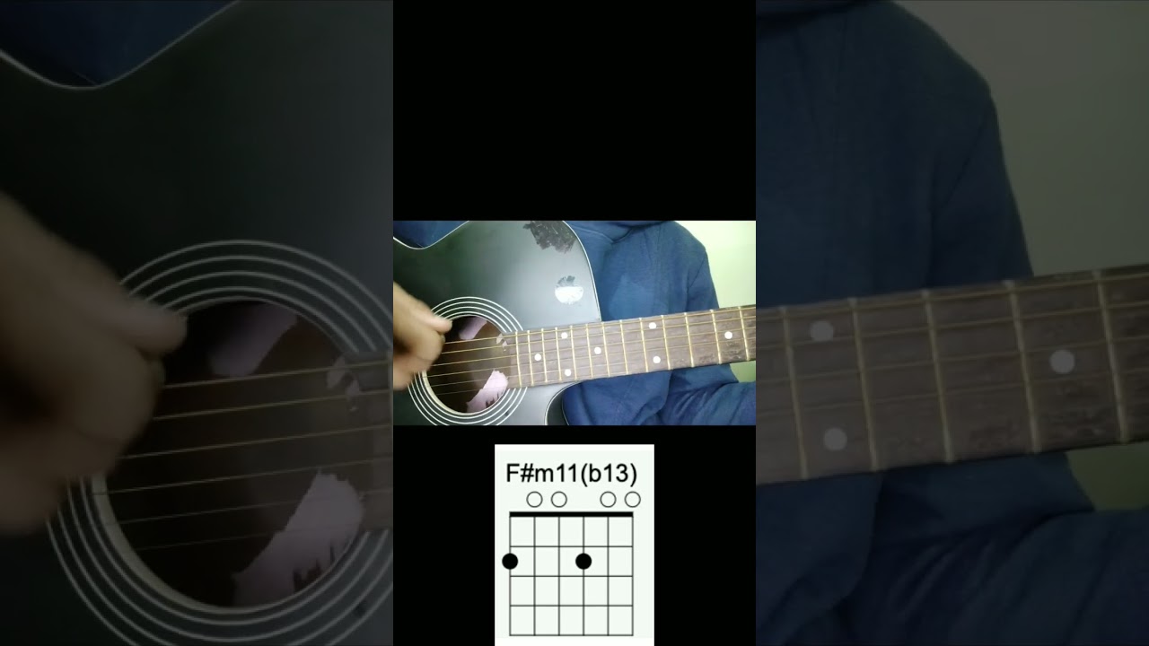 Obejrzyj Guitar chords : F sharp minor 11 (b 13) w YouTube Obejrzyj Guitar chords : F sharp minor 11 (b 13) w YouTube