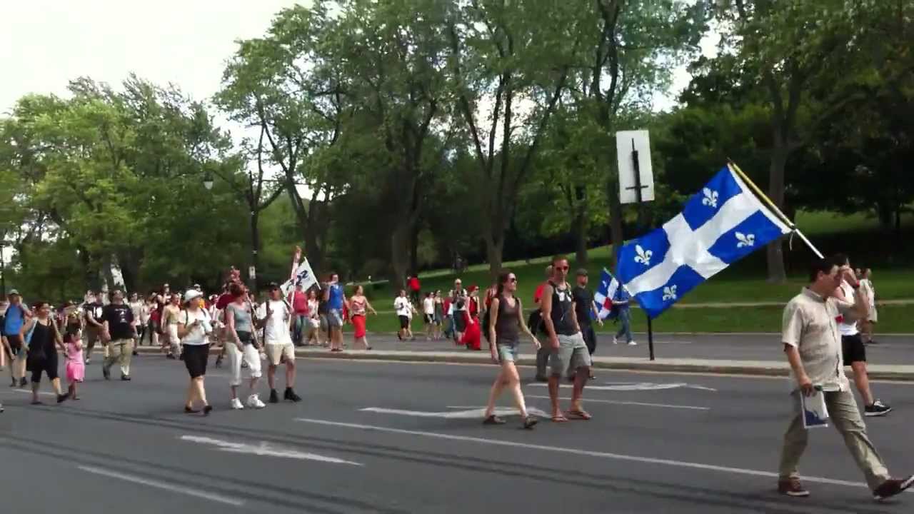 Protest March, Montreal, Quebec, June 2012 YouTube