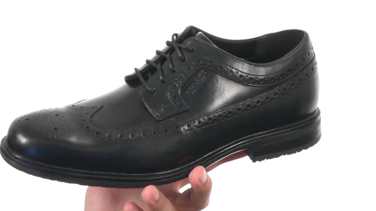 rockport essential details ii waterproof wingtip