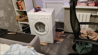 Washing machine Indesit in my room! + ariston