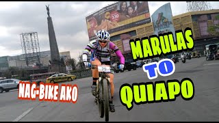 NAG-BIKE AKO.//MARULAS TO TONDO QUIAPO. //SUNDAY RIDE. //Future Mack TV