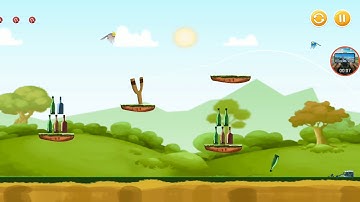 knock down bottles forest world level 20