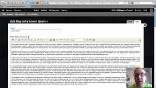 Drupal Gardens Blog Posting