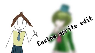 | Monaca Towa/Kanna Kizuchi | custom sprite edit #1 | Danganronpa x kimi ga shine |