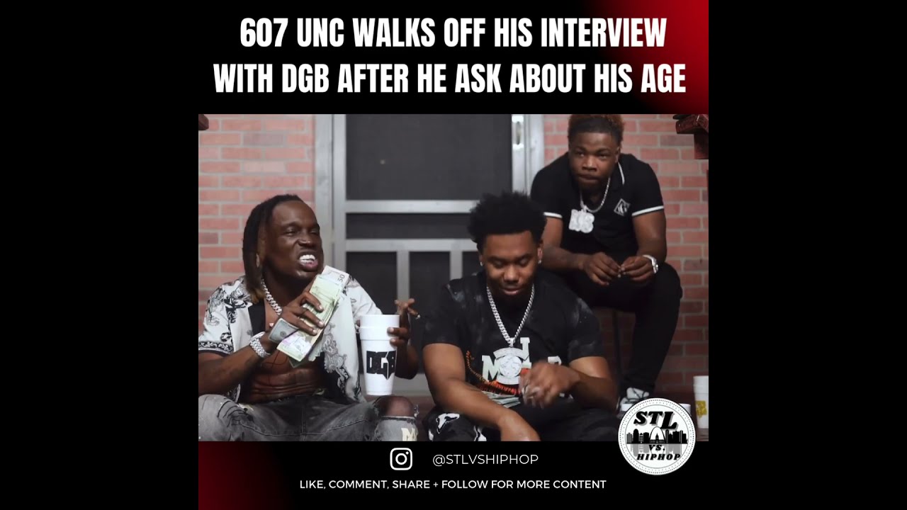 607Unc Walked Of His Interview With DGB After Being Ask How Old He Was