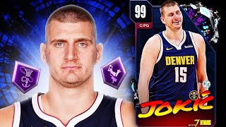 DARK MATTER *POINT GUARD* NIKOLA JOKIC IS AN UNSTOPPABLE FORCE AT PG IN NBA 2K24 MyTEAM!!