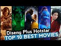 Disney + Hotstar : Top 10 Best Movies in hindi // best hindi dub Hollywood movies on Diseny Plus
