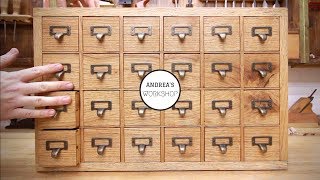 Kit for this Cabinet (drawer pulls, finishes): http://bit.ly/Apothecary_Boticario ****TOOLS and stuff I use, check them out: https://kit.com