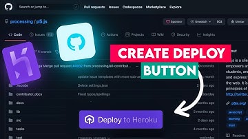 How to Create Deploy To Heroku Button tamil On Github/TechMagazine