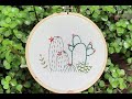 How to embroidery cactus| Embroidery for beginners| DIY| Craft| Needle&Flower