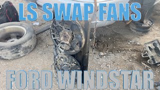 LS Swap Junkyard Fans - How To Remove 99-03 Ford Windstar Radiator Fans