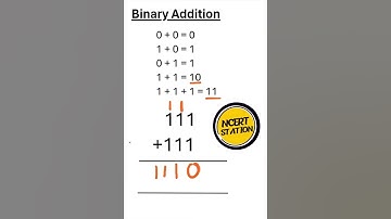 Binary Addition #binaryaddition #binarynumber