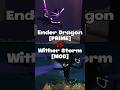 Ender dragon vs wither storm kingedits minecraft viral edit shortsshorts