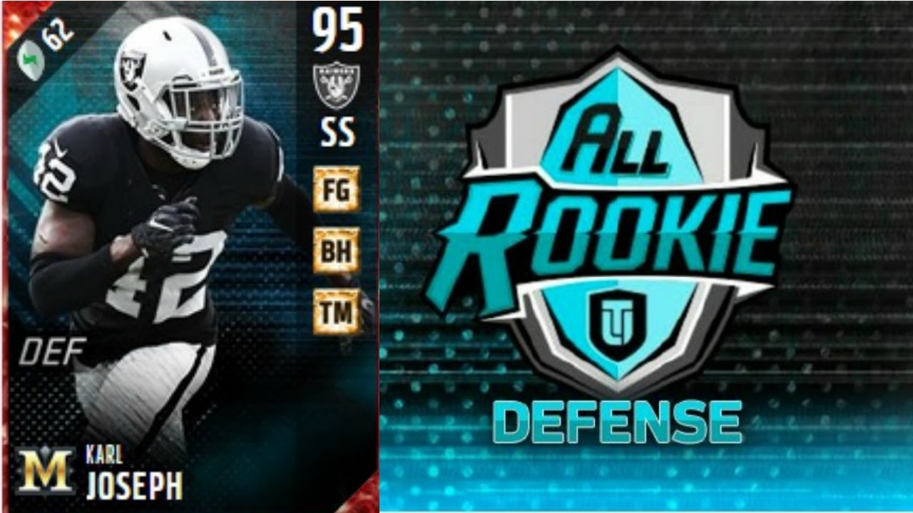All-Rookie Karl Joseph | Player Review | Madden 17 Ultimate Team Gameplay