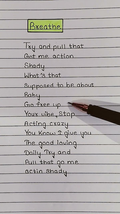 Breathe (Lyrics) ~ Olly Alexander 🩷 #lyrics #song