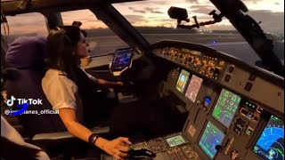 A320 Airbus pilot view