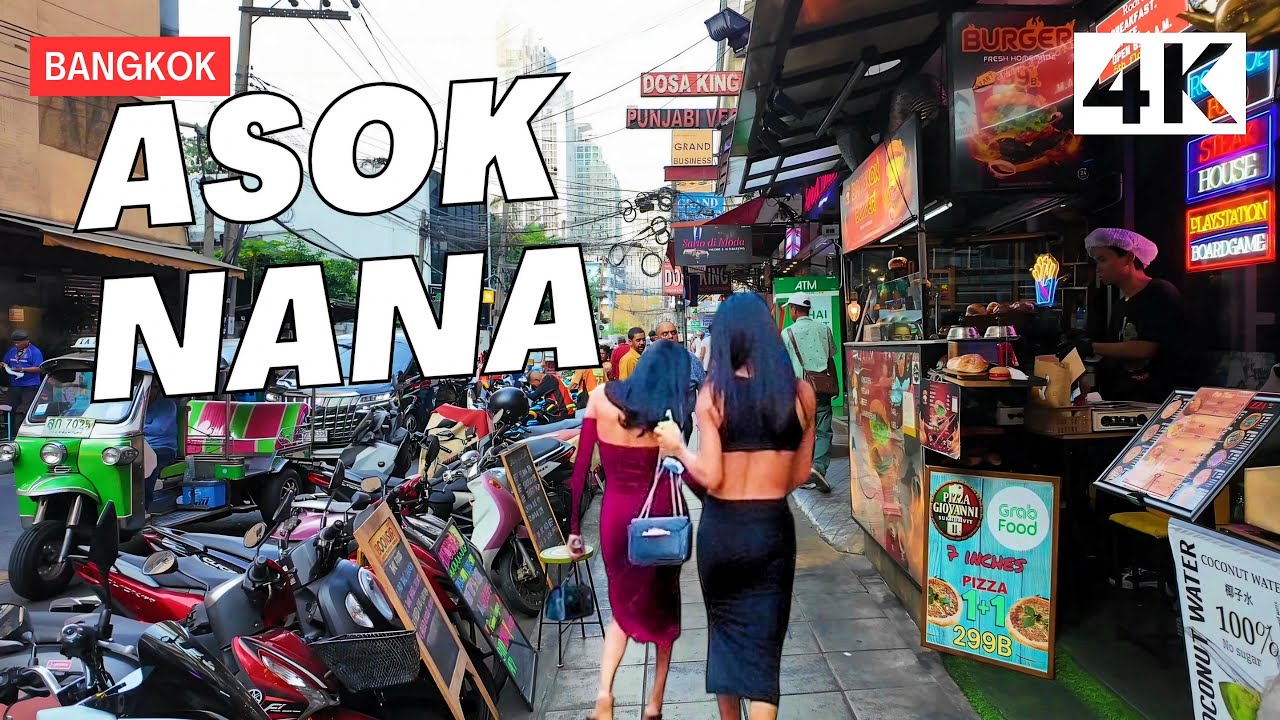 Bangkok, Tayland | Sürükleyici Yürüyüş Turu 4K | 8 Şub 2025