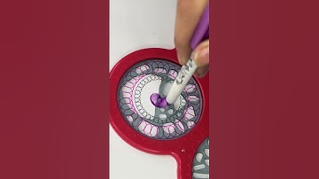 From Simple Shapes to Endless Relaxation: Mesmerizing ASMR Art. #art #asmr #spirograph #shorts #2024