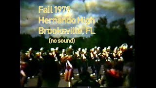 Brooksville School Marching Bands, Fall 1979, 1980