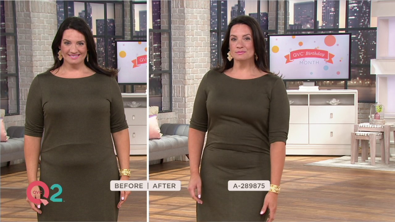 Spanx Trust Your Thinstincts Mid-Thigh Bodysuit on QVC 