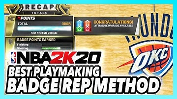 *NEW* FASTEST WAY TO GET PLAYMAKING BADGES METHOD! TWO BADGES PER GAME! (NO GLITCH) NBA 2K20