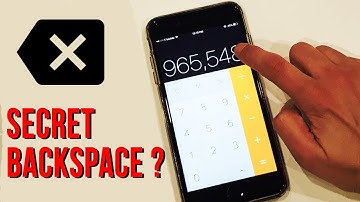 How To Backspace on The iPhone Calculator