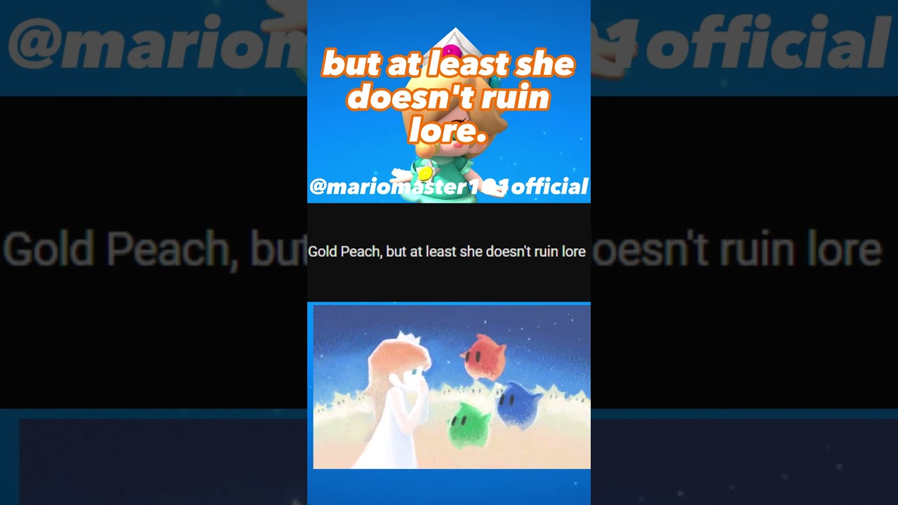 Hating on Pink Gold Peach and Baby Rosalina  #pineapplepuppy #shorts #mario #mariokart