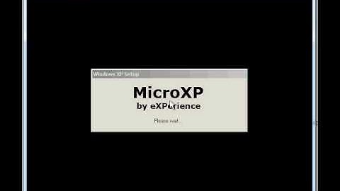 Micro XP Install.. under 4 minutes