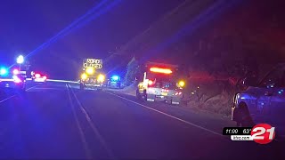 Reported car-motorcycle crash shuts Hwy. 126 west of Redmond; closure expected to last ...