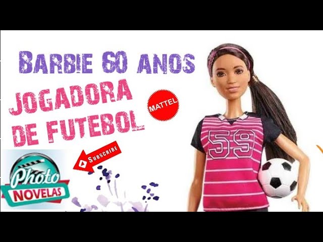 Barbie lança boneca jogadora de futebol