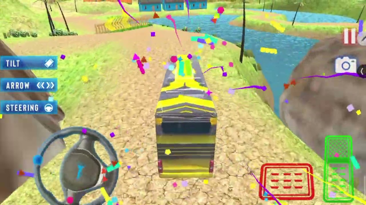 Off-road Bus Simulator Game 2026 | Bus Wala Game | Bus Android Gameplay