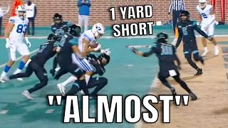 College Football 'Almost' Amazing Moments