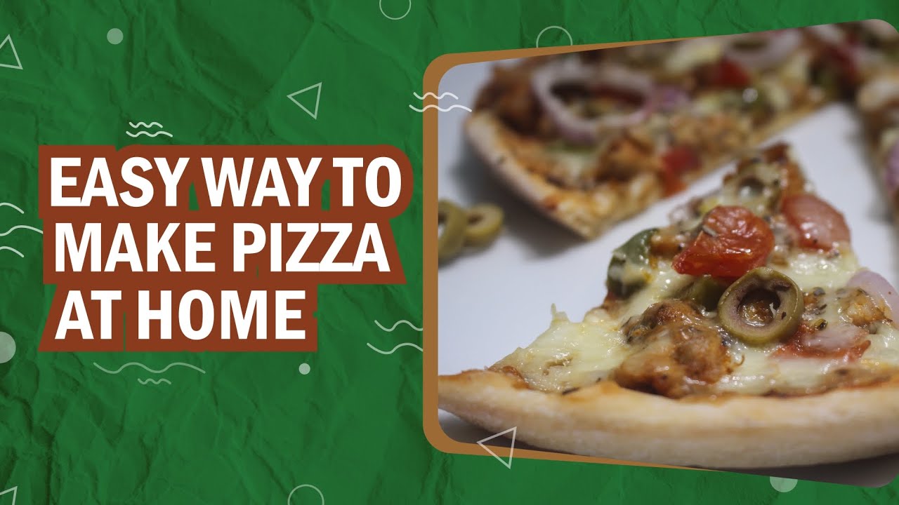 Easy Way To Make Pizza At Home Italian Chicken Pizza Recipe At Home Make Pizza At Home YouTube