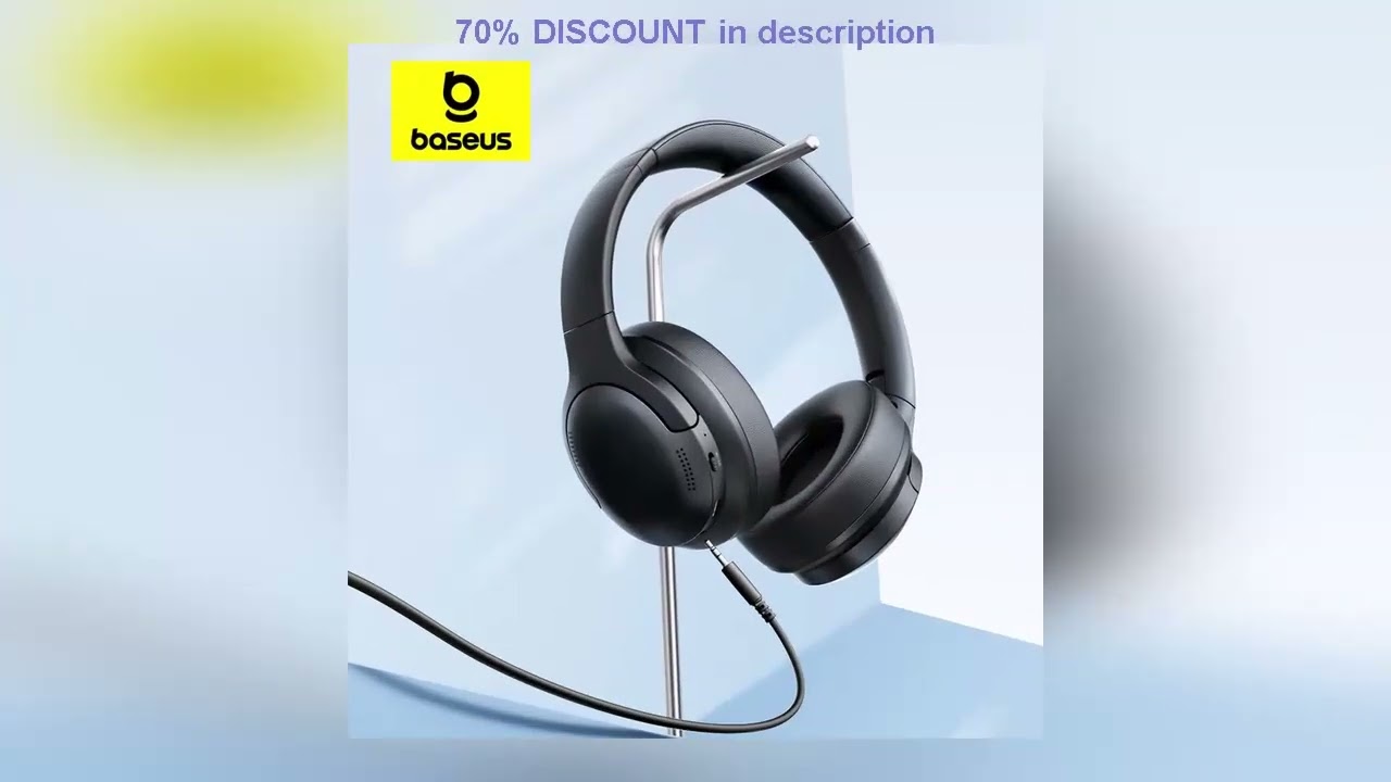 A must-have product! Baseus BH1 Lite Wireless Headphones Bluetooth 6.0 ENC Clear Call Headsets Sup