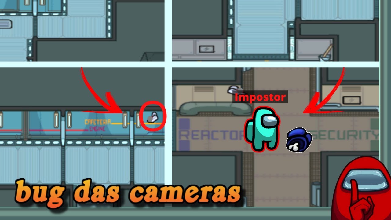 O NOVO bug das CÂMERAS no Among Us, Peguei o IMPOSTOR no FLAGRA!! - YouTube