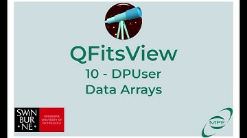 QFitsView 10 - DPUser Data Arrays