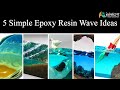 5 Simple Epoxy Resin Wave Ideas / Diorama / RESIN ART