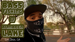 Largemouth Bass Fishing At Almaden Lake In San Jose California | ITGETSREEL Episode 54