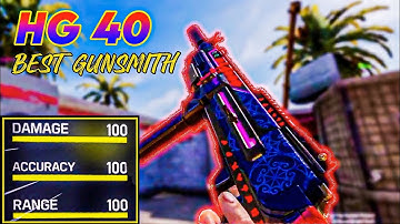 BEST HG 40 GUNSMITH LOADOUT COD MOBILE | HG 40 RANKED GAMEPLAY COD MOBILE#CallofDutymobile#Gunsmith