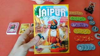 Une partie de Jaipur (2 joueurs)
