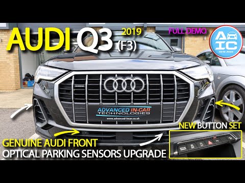 Audi Q3 Quattro F3 2019 gets Genuine Front Optical Parking Sensors with New Button Set - Full Demo!!