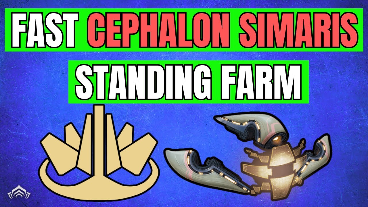 Warframe | Fast Cephalon Simaris Standing Farm In Warframe