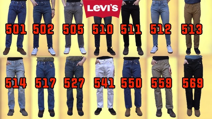 Ultimate Buying Guide To Levis Jeans (501, 502, 511, 541, 510) 