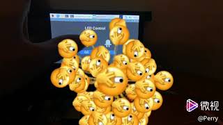 control LED with raspberry pi gui by pyside